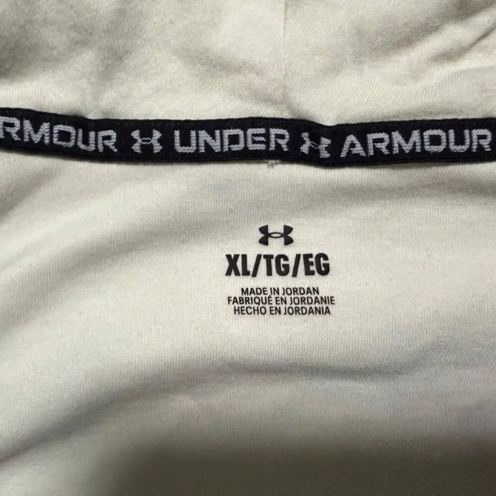 Under armour white unstoppable fleece
